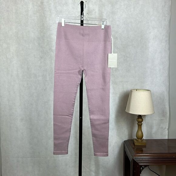 Everlane Purple Dusty Lavender Knit The Seamless Leggings Size XL/XXL NWT - Picture 1 of 5